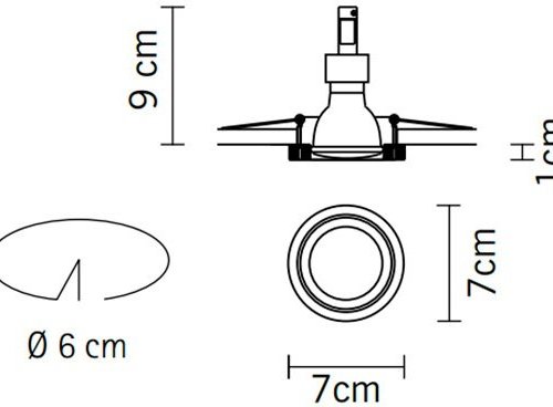 Точечный светильник Venere D55F5511