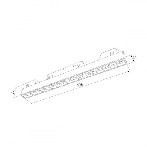 Трековый светодиодный светильник Elektrostandard Slim Magnetic 85006/01 a067377