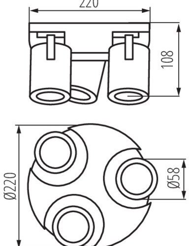 Спот Kanlux LAURIN EL-3O B 29127