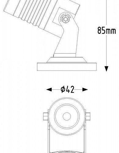 Настенно-потолочный светильник Deko-Light Mini I Amber 730238