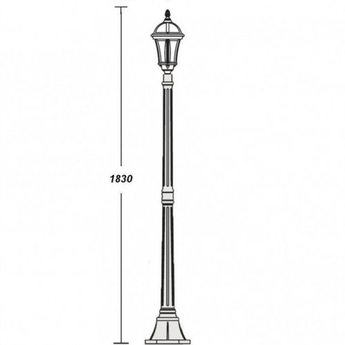 Наземный фонарь Oasis Light 95208S Gb