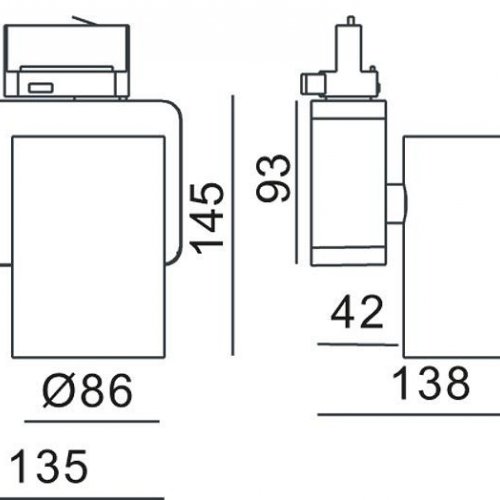 Трековый светильник Deko-Light Nihal 707041