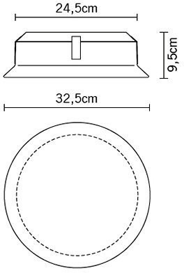 Настенно-потолочный светильник Luna D58G0200