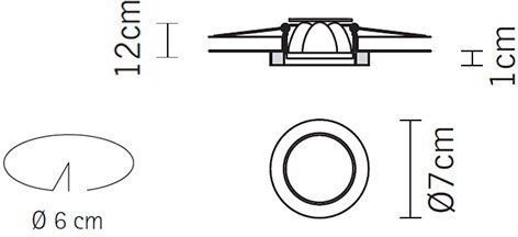 Точечный светильник Venere D55F1411