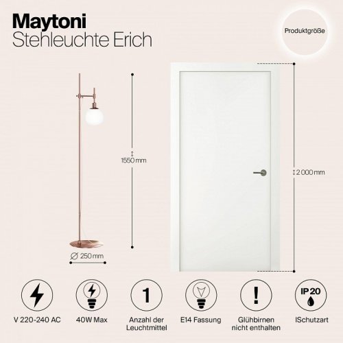 Торшер Maytoni Modern MOD221FL-01G