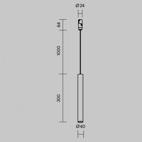 Трековый светильник Skim TR210-1-5W3K-M-B