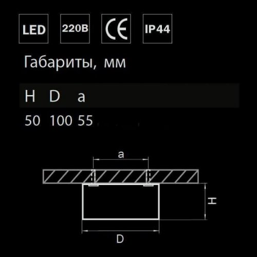 Точечный накладной светильник Lightstar Zolla 213914