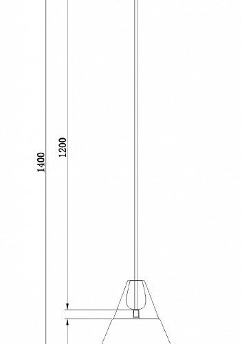 Подвесной светильник Maytoni Bicones P359-PL-220-C