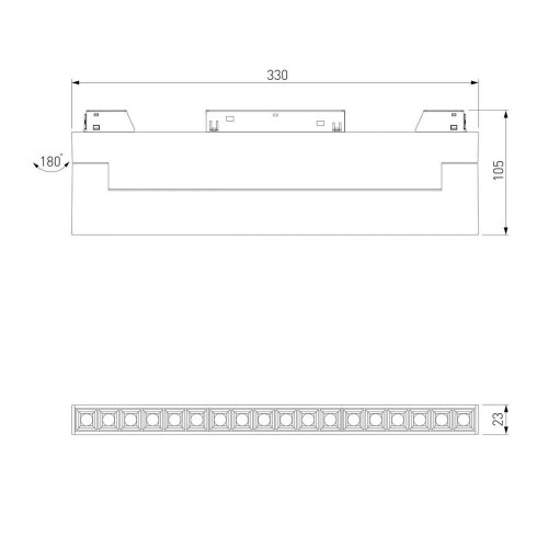 Трековый светодиодный светильник Elektrostandard Slim Magnetic 85209/01 a067371