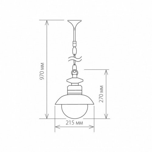 Уличный подвесной светильник Elektrostandard Talli H GL 3002H брауни 4690389106583