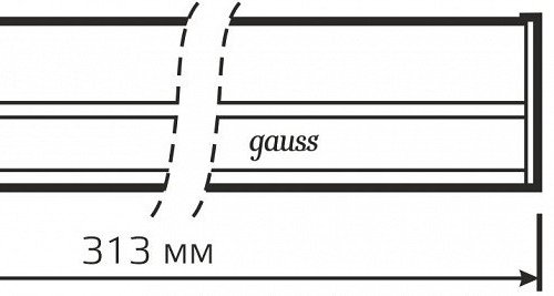 Линейный светодиодный светильник Gauss TL Basict 930411204