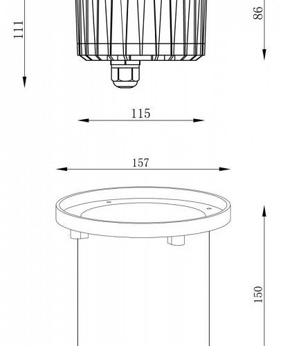 Встраиваемый светильник Deko-Light HP I WW 730249