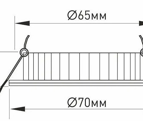 Встраиваемый светильник Arlight LTM-R70WH-Frost 4.5W Day White 110deg