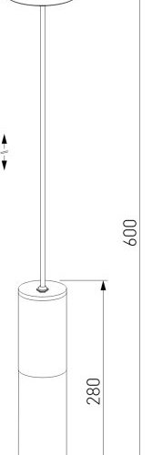 Уличный светильник подвесной Glas 5602 TECHNO серый