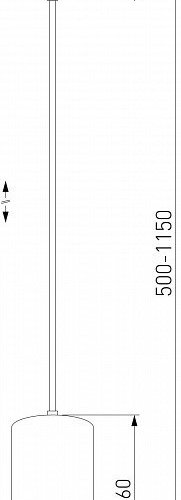 Подвесной светильник Eurosvet Piccolo 50248/1 LED/ хром