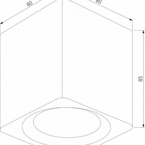 Накладной светильник Elektrostandard Matrix a065287