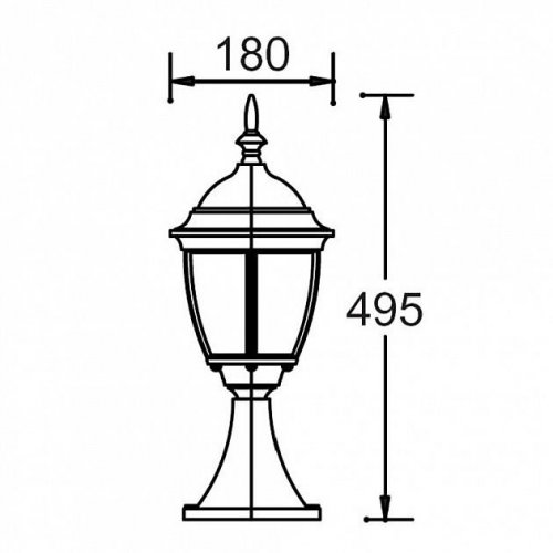 Наземный фонарь Oasis Light 91204S Gb