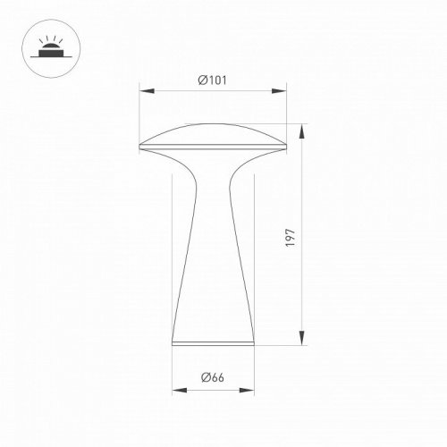 Настольная лампа декоративная Arlight SP-COLLADA 044361