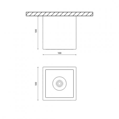 Потолочный светодиодный светильник DesignLed DL-SPL SPL-CB-18-WH-NW 005430