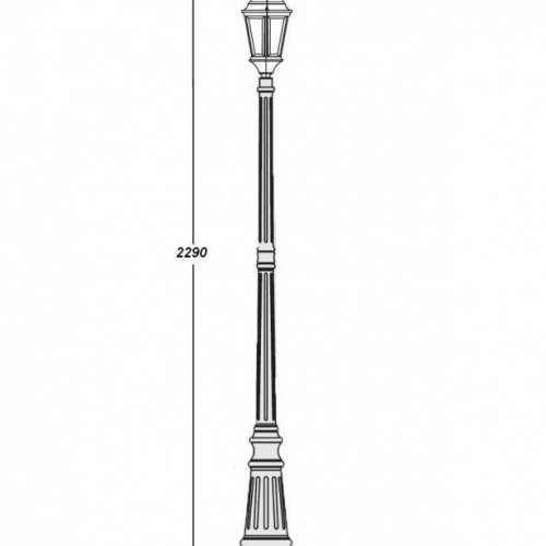 Наземный фонарь Oasis Light 91409L Bl