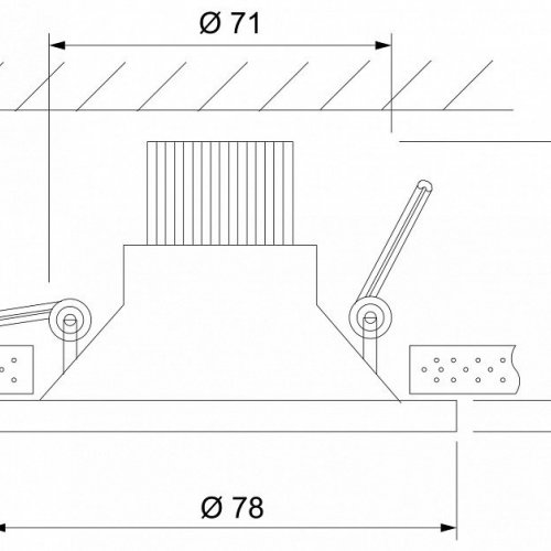 Встраиваемый светильник Elektrostandard 15266/LED a055719