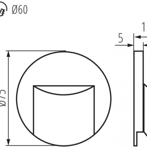 Подсветка для лестницы Kanlux Erinus 33322