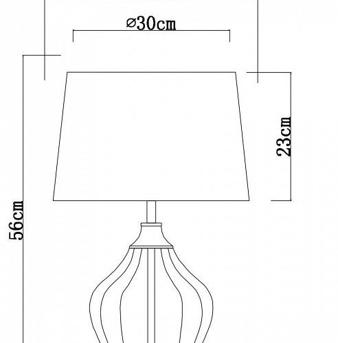 Интерьерная настольная лампа Arte Lamp Baymont A5059LT-1PB