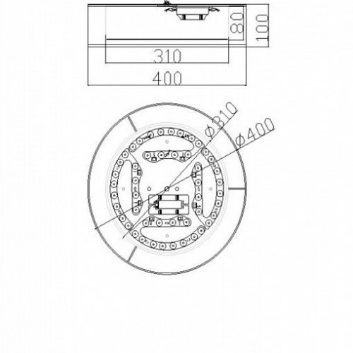 Потолочный светильник Freya Zoticus FR6005CL-L36G