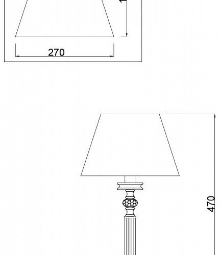 Настольная лампа Freya Alessandra FR2016TL-01BZ