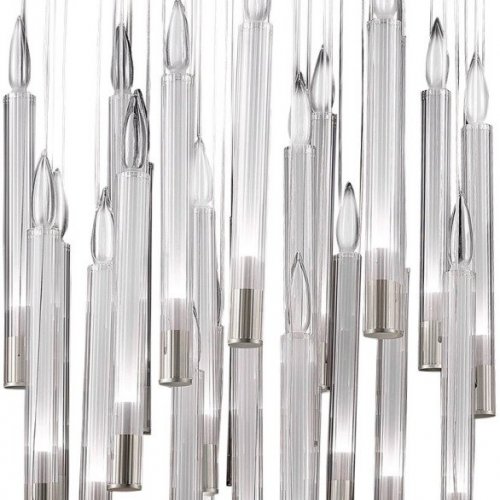 Подвесной светильник Candle P68094-25 chrome