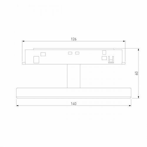 Трековый светодиодный светильник Elektrostandard Slim Magnetic Cally 85172/01 a065984