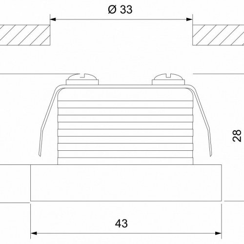 Встраиваемый светильник Elektrostandard 15268/LED a056018