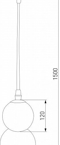 Подвесная люстра Eurosvet Polar 50251/1 LED белый