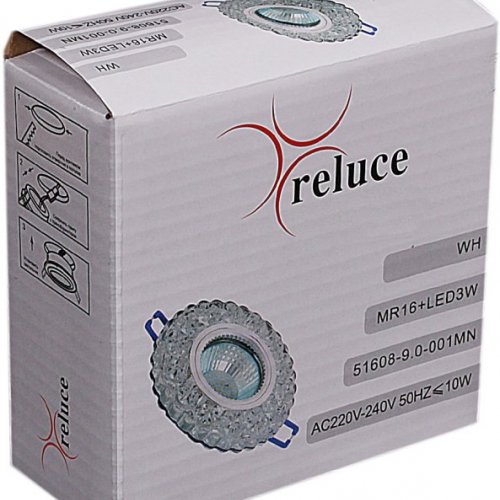 Точечный светильник Reluce 51608-9.0-001MN MR16+LED3W DL WH 4000K