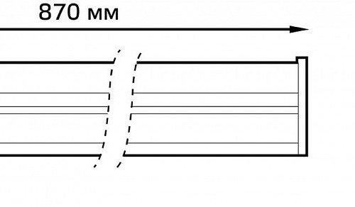 Линейный светодиодный светильник Gauss TL Elementary TL006