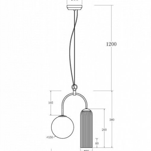 Подвесной светильник Vele Luce Creativo VL2135P02