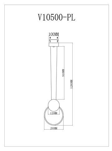 Подвесной светодиодный светильник Moderli Store V10500-PL