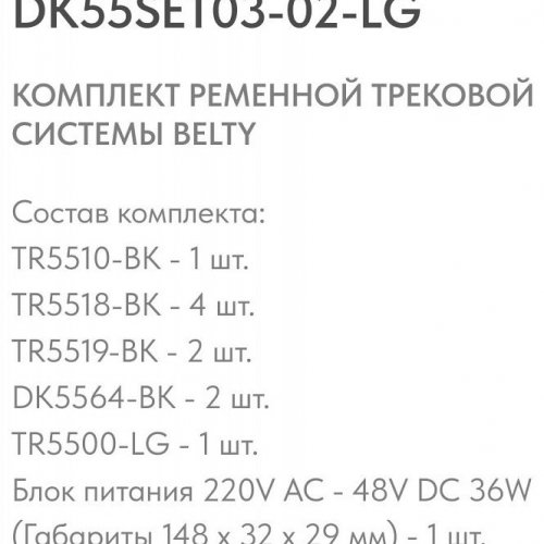 Комплект трековый Denkirs Belty SET DK55SET03-02-LG