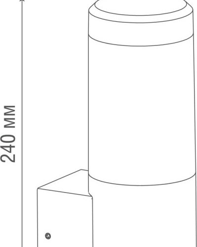 Настенный светильник уличный Cycle DL20471W8DG