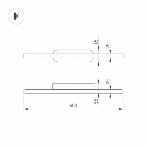 Подсветка для зеркала Arlight TENERO 37466