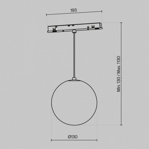 Трековый светильник Luna TR039-4-5WTW-DD-B