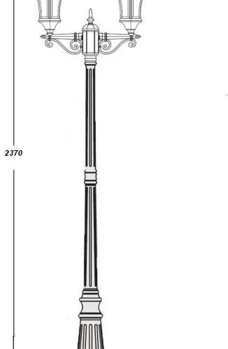 Наземный фонарь Oasis_Light ASTORIA 1 L 91309LA Bl