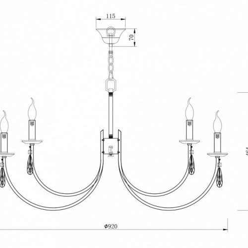 Подвесная люстра Freya Forte FR1006PL-12N