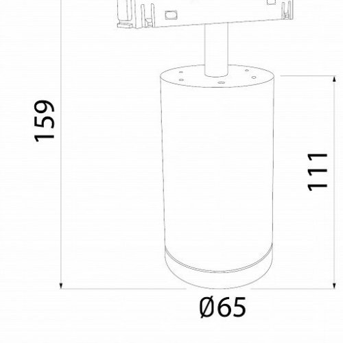 Накладной светильник Elektrostandard Slim Magnetic a061299