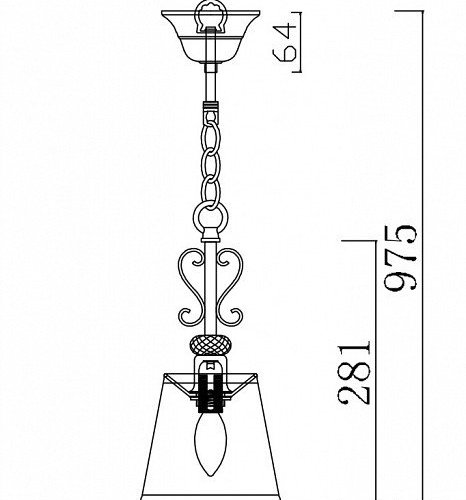 Подвесная люстра Freya Driana FR2405-PL-01-BZ