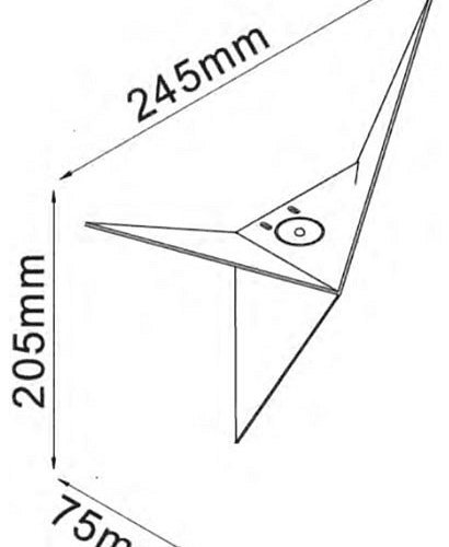 Настенный светильник DesignLed TRIK GW-9103-3-WH-NW