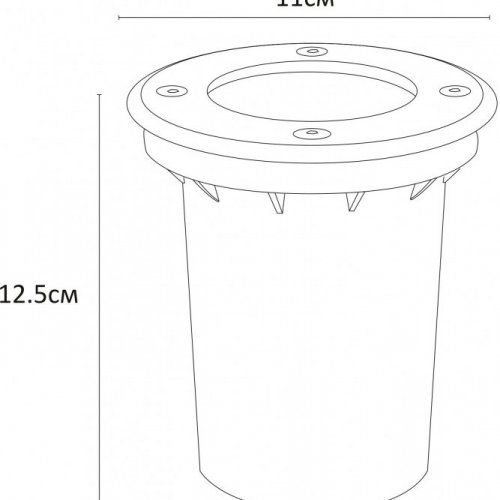 Ландшафтный светильник Arte Lamp Piazza A6017IN-1SS