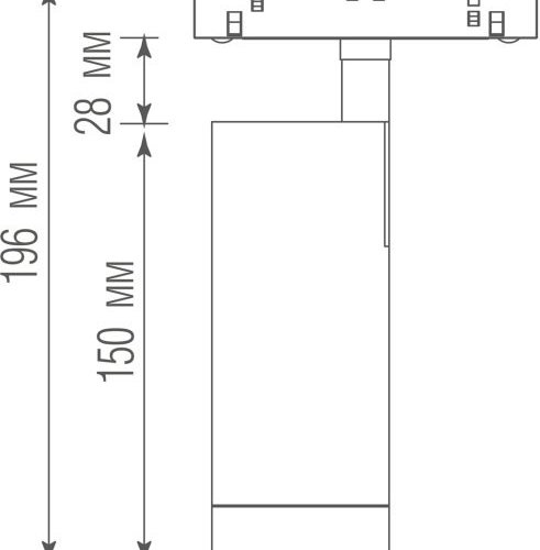 Трековый светильник Alpha DL20295TW20BTuya