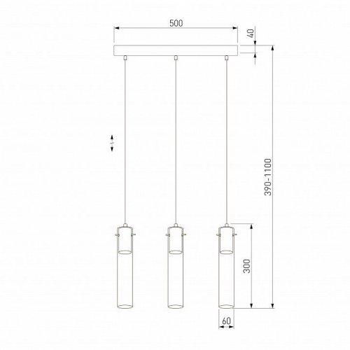 Подвесной светильник TK Lighting Look 855 Look Graphite