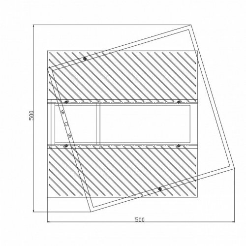 Потолочная люстра Escada Concept 10226/3LED SQUARE